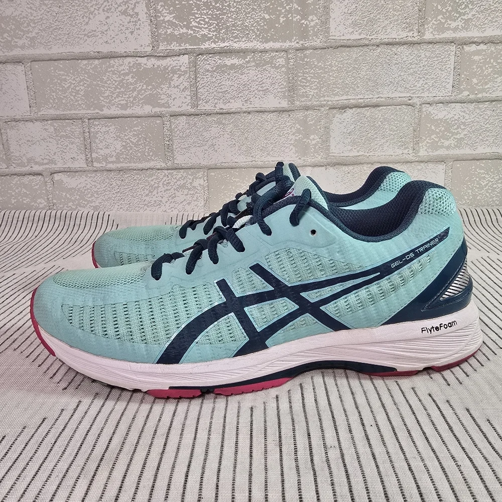 Asics Womens Gel Ds Trainer 23 T868N Blue Running Shoes Sneakers